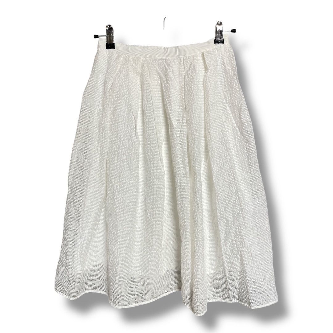 FOXEY NEW YORK ファクシーニューヨーク フレアスカート ミモレ丈 透け