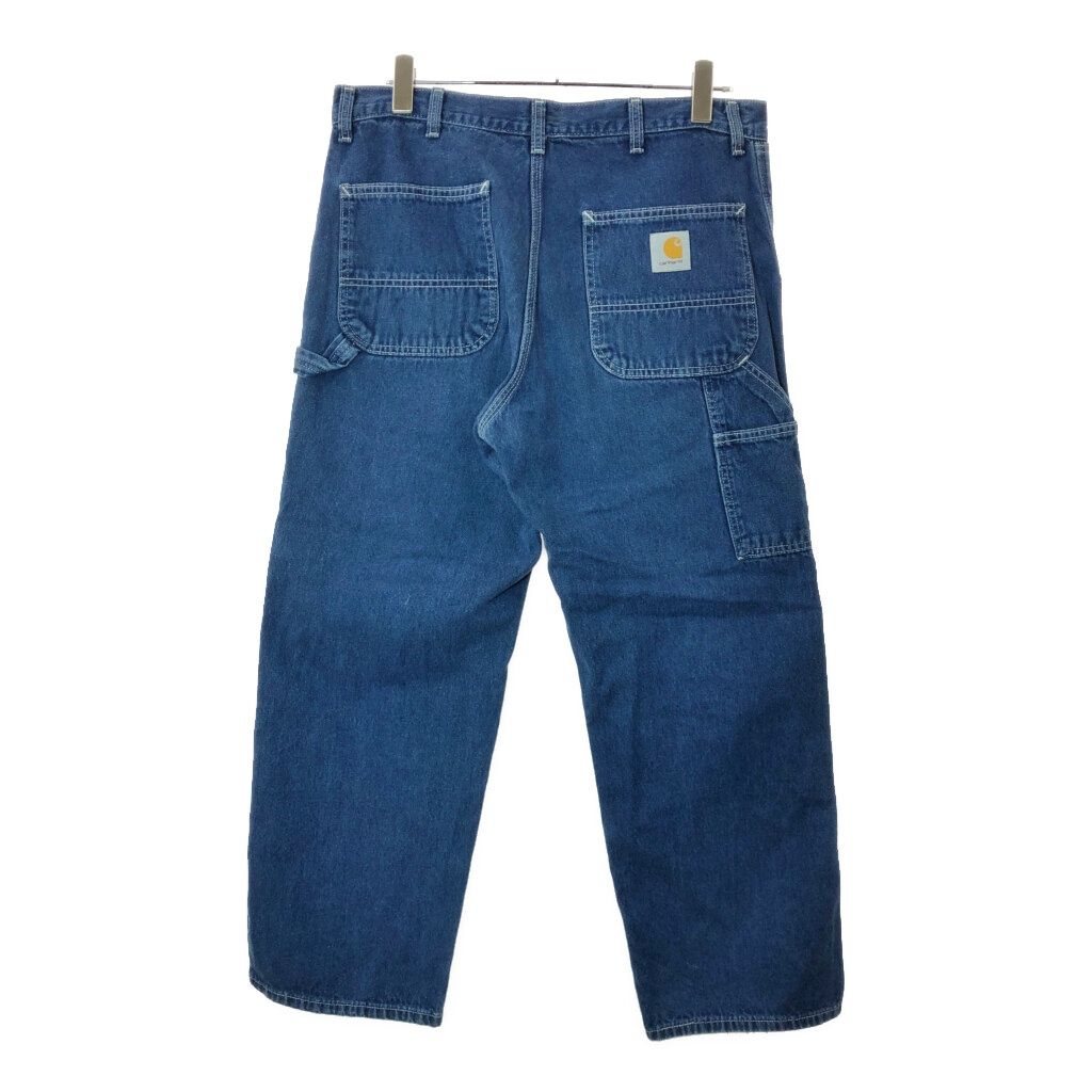 90年代 Carhartt カーハート デニム ペインターパンツ ブルー メンズ W 38 L 30 古着 X 1679