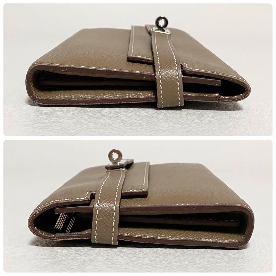 HERMES / ケリーウォレット エトゥープ A刻印 エプソン 長財布 HERMES / ケリーウォレット エトゥープ A刻印 エプソン 長財布 - メルカリ
