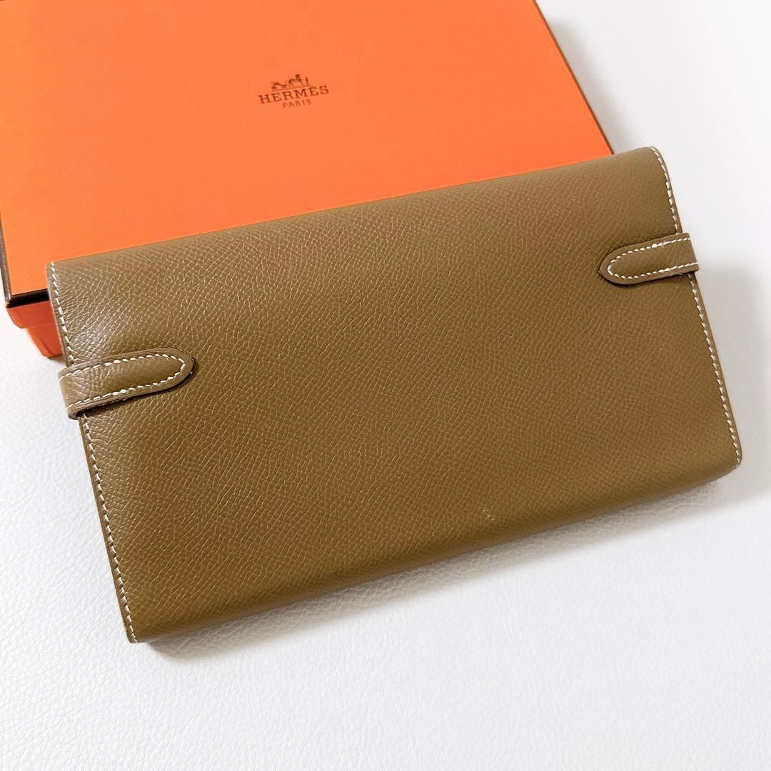 HERMES / ケリーウォレット エトゥープ A刻印 エプソン 長財布 - メルカリ