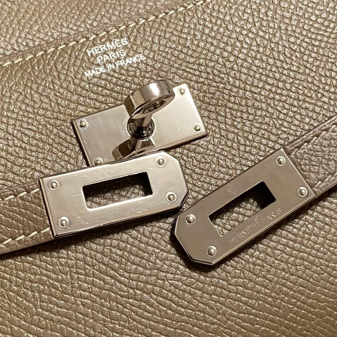 HERMES / ケリーウォレット エトゥープ A刻印 エプソン 長財布 - メルカリ