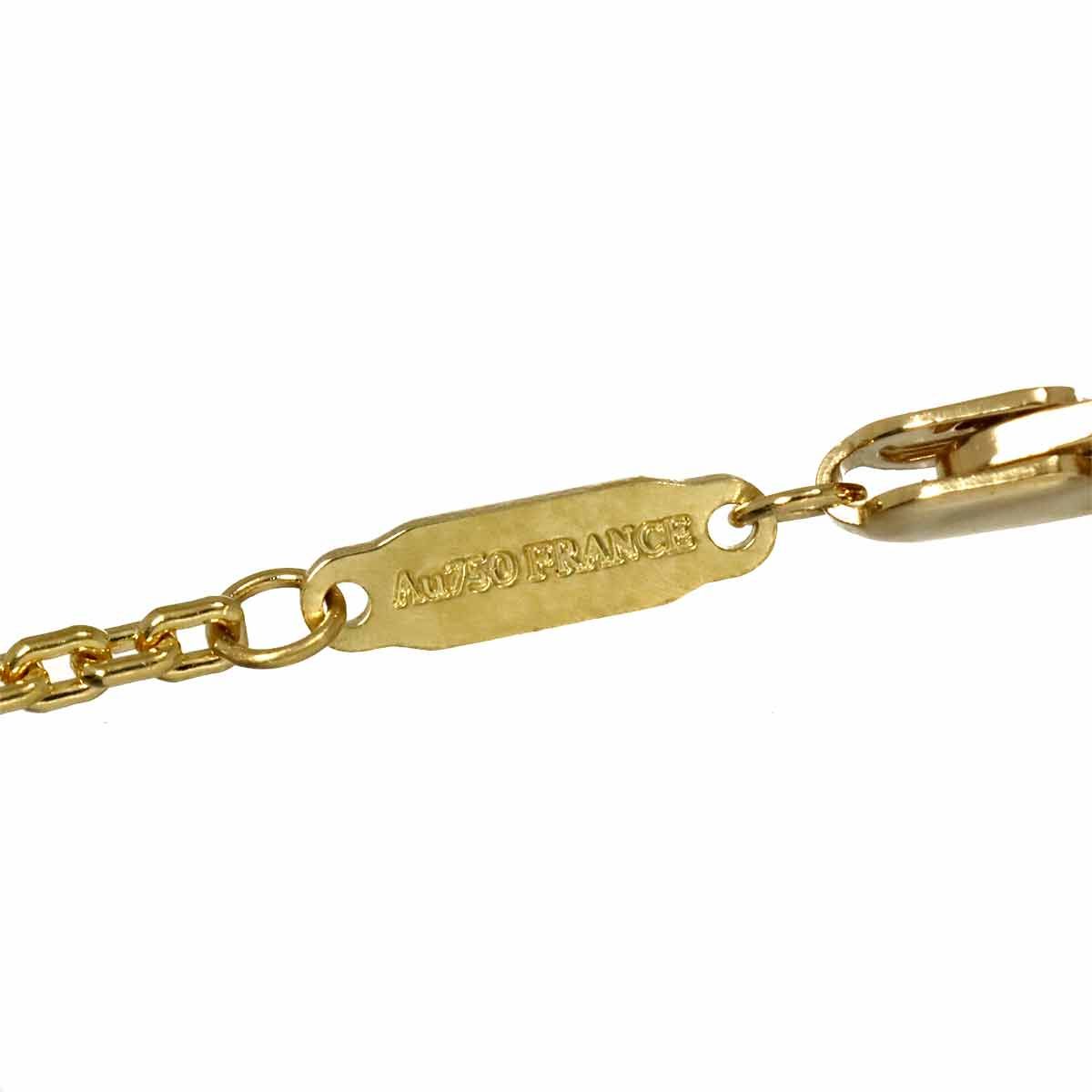 ティファニー TIFFANY&Co. ロック スモール ネックレス 45cm K18 YG
