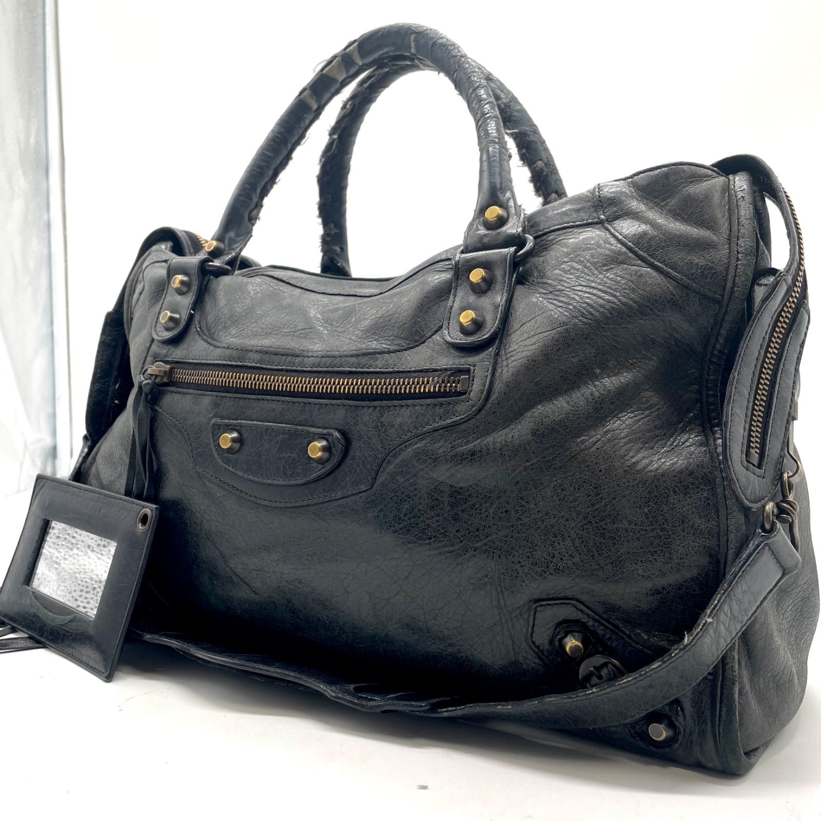 BALENCIAGA バレンシアガ ザシティ ショルダーバッグ ハンドバッグ 