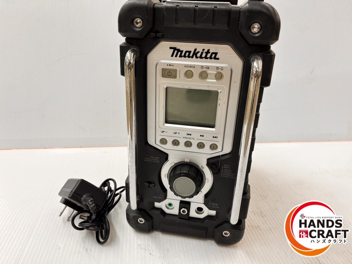 ☆マキタ makita 18V 充電式ラジオ MR103 ACアダプタ付 本体のみ 中古