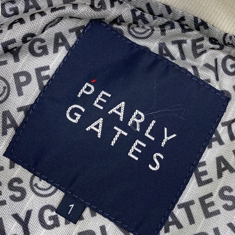 サイズ：1 PEARLY GATES パーリーゲイツ 蓄熱 ジップジャケット 総柄