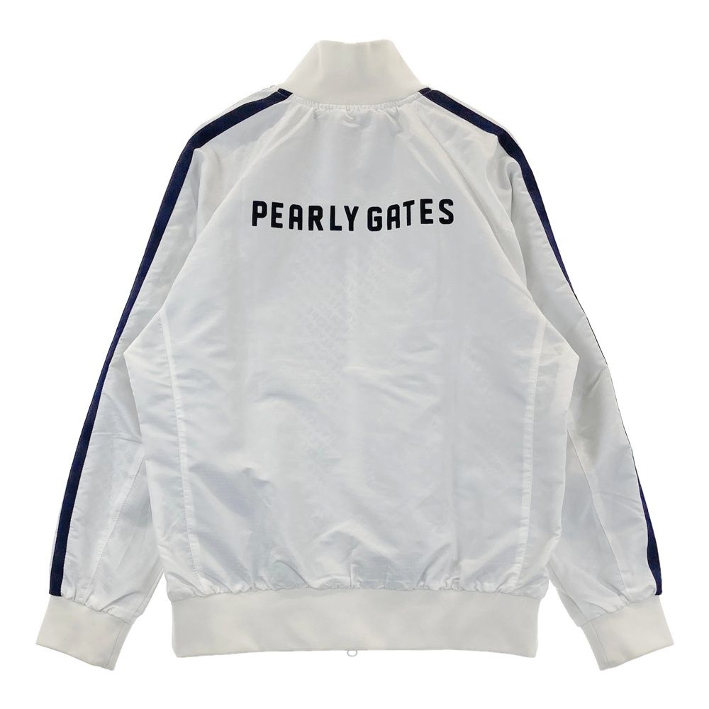 サイズ 1 PEARLY GATES パーリーゲイツ 蓄熱 ジップジャケット 総柄 ホワイト系 ゴルフウェア レディース ストスト
