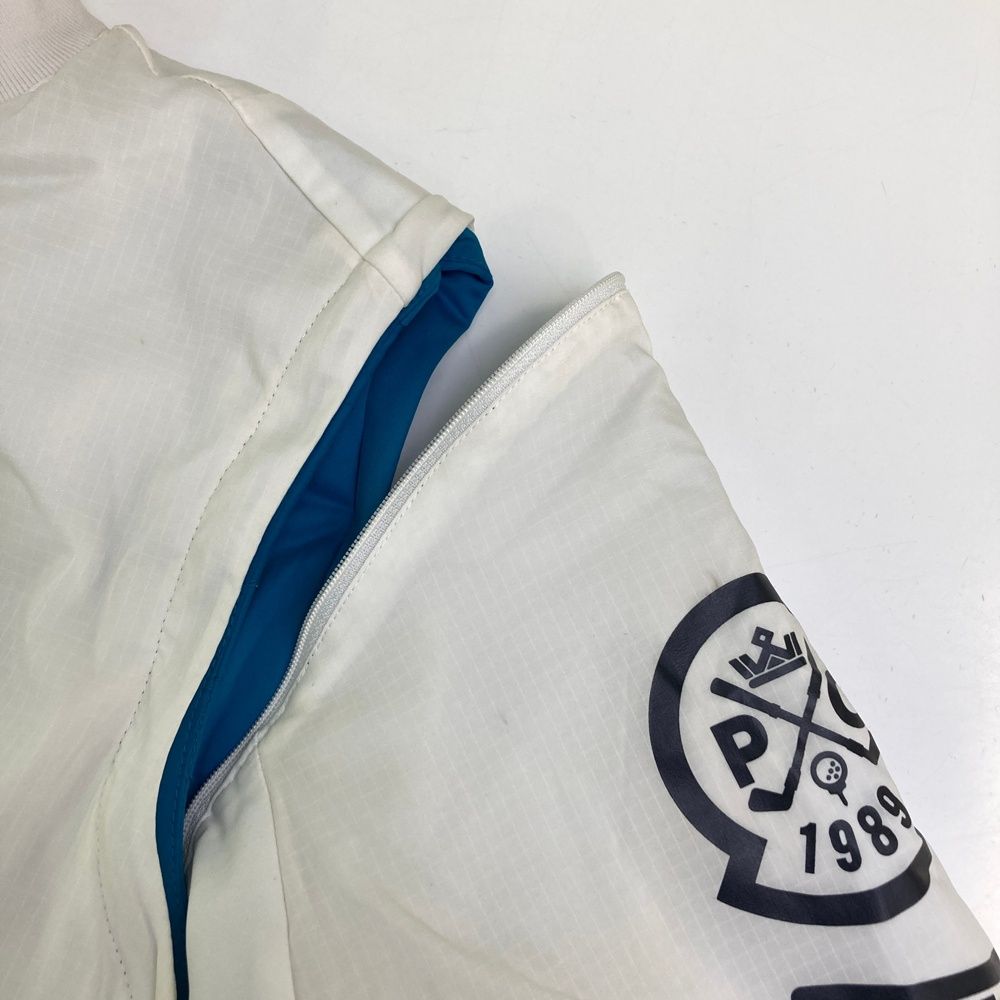 PEARLYGATES パーリーゲイツ　リバーシブル　メンズ　中綿　ジャケット パーリーゲイツ 中綿リバーシブルジャケット 白×黒 裏ブルー 複数