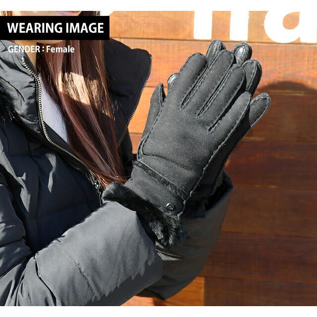  アグ UGG 小物 レディース 17371 SHEEPSKIN SEAMED GLOVE Mサイズ その他 小物