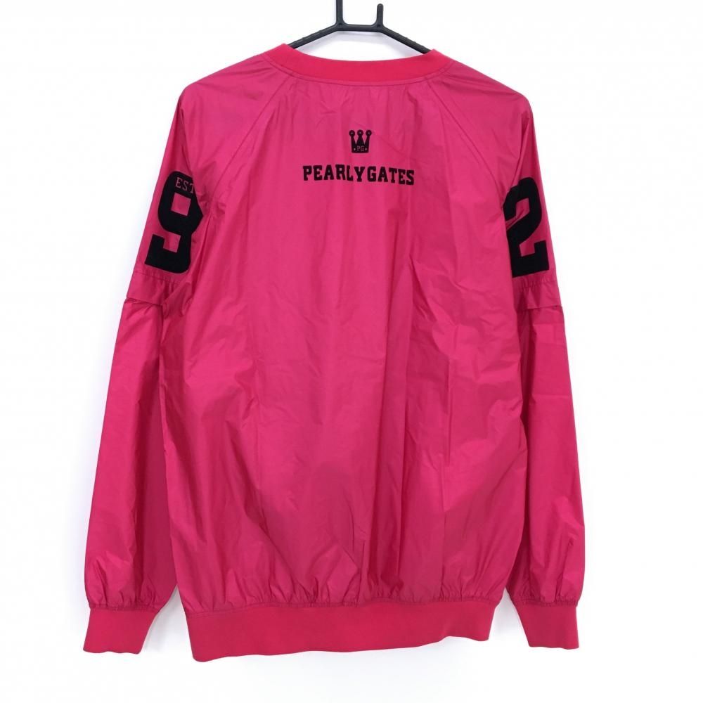 petiteの出品です。新品 PEARLY GATES 2Wayブルゾン パーリーゲイツ 2WAYナイロンスニード レッドピンク フロッキーロゴ