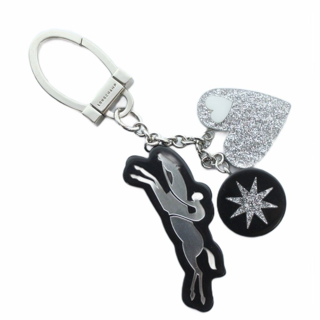 ロンシャン LONGCHAMP キーホルダー バッグチャーム キーリング 馬