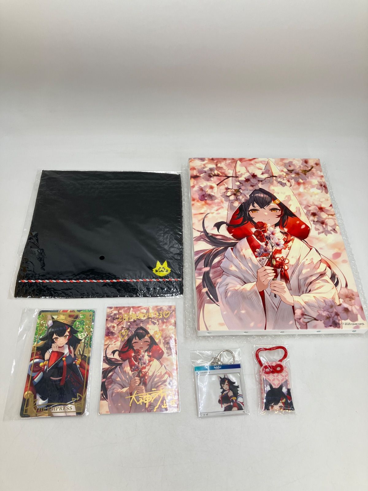 広店 大神ミオ 直筆 活動2周年記念 フルセット ホロライブ 718 3333