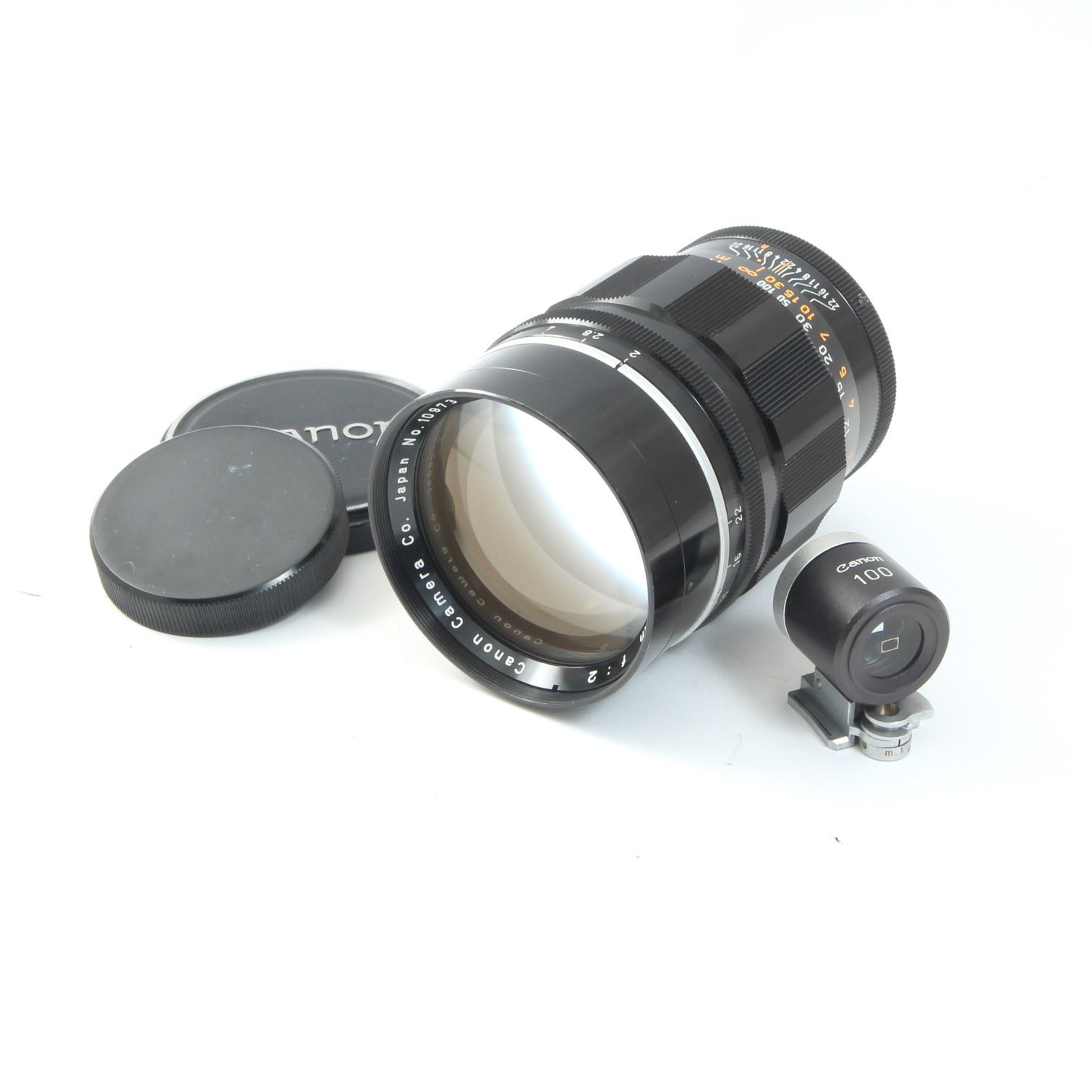 Canon キャノン 100mm F2 Lマウント L39 ファインダー付属 - メルカリ