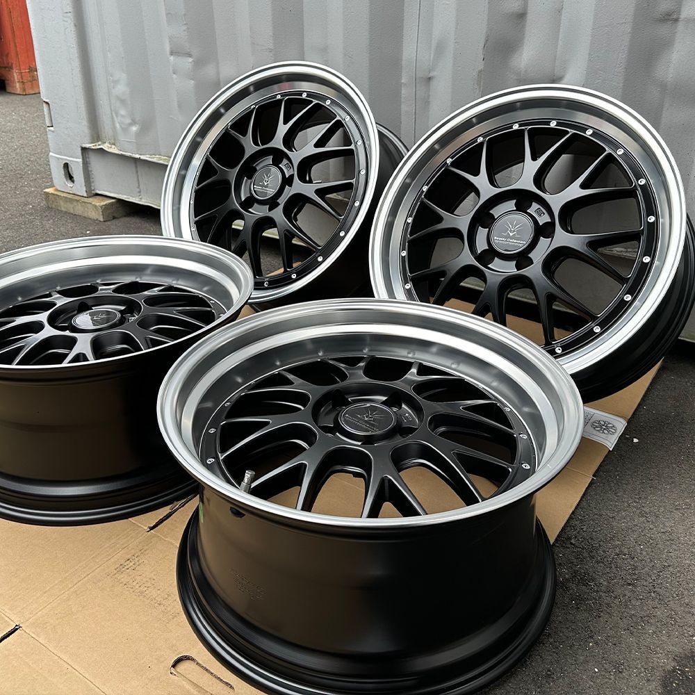  訳あり品 ホイールのみ 4本セット Bounty Collection BD 00 フロント 19 x 8.5 35 | リア 9.5 38 114.3-5 H 19インチ 1台分 19インチ タイヤ ホイールセット