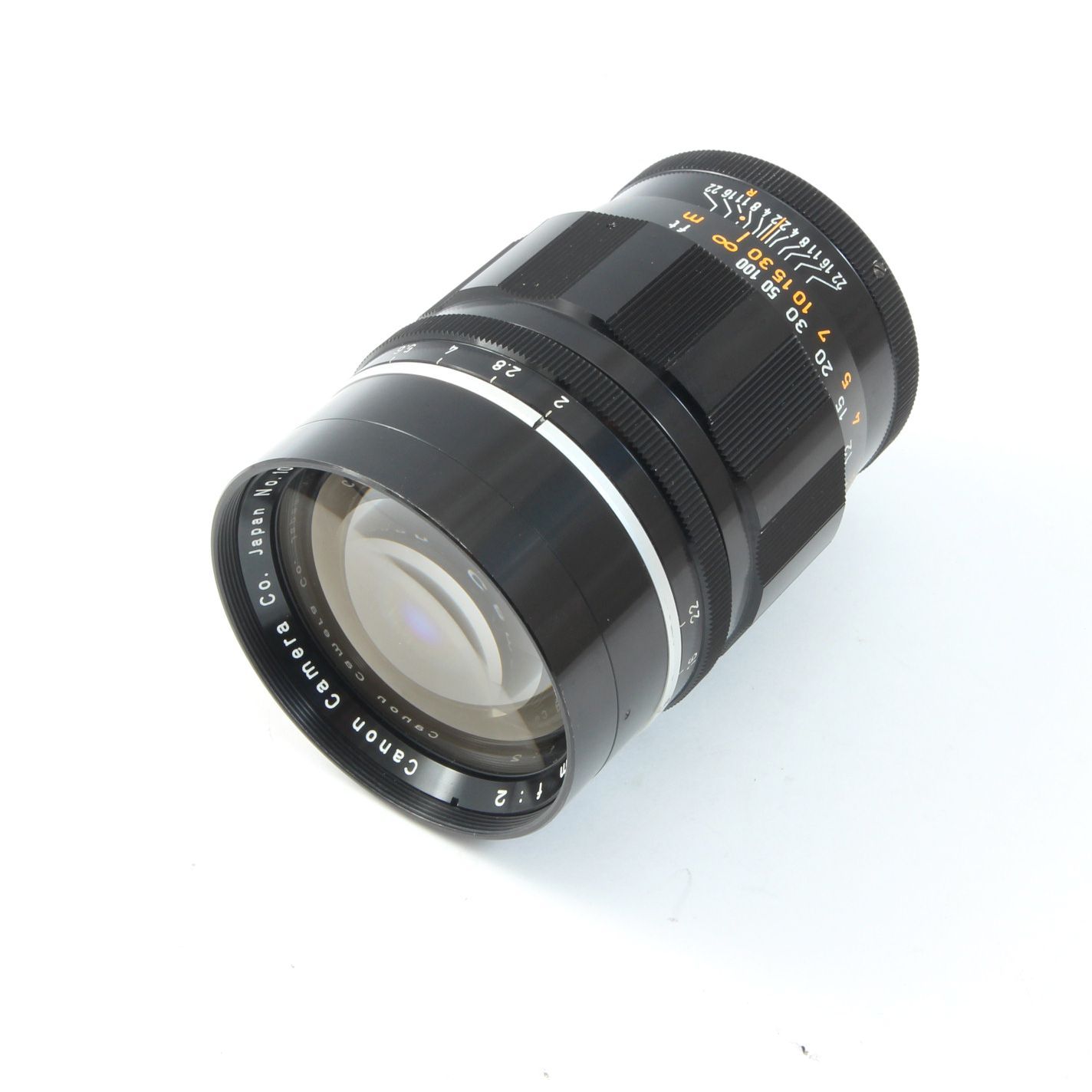 Canon キャノン 100 mm F 2 Lマウント L 39 ファインダー付属