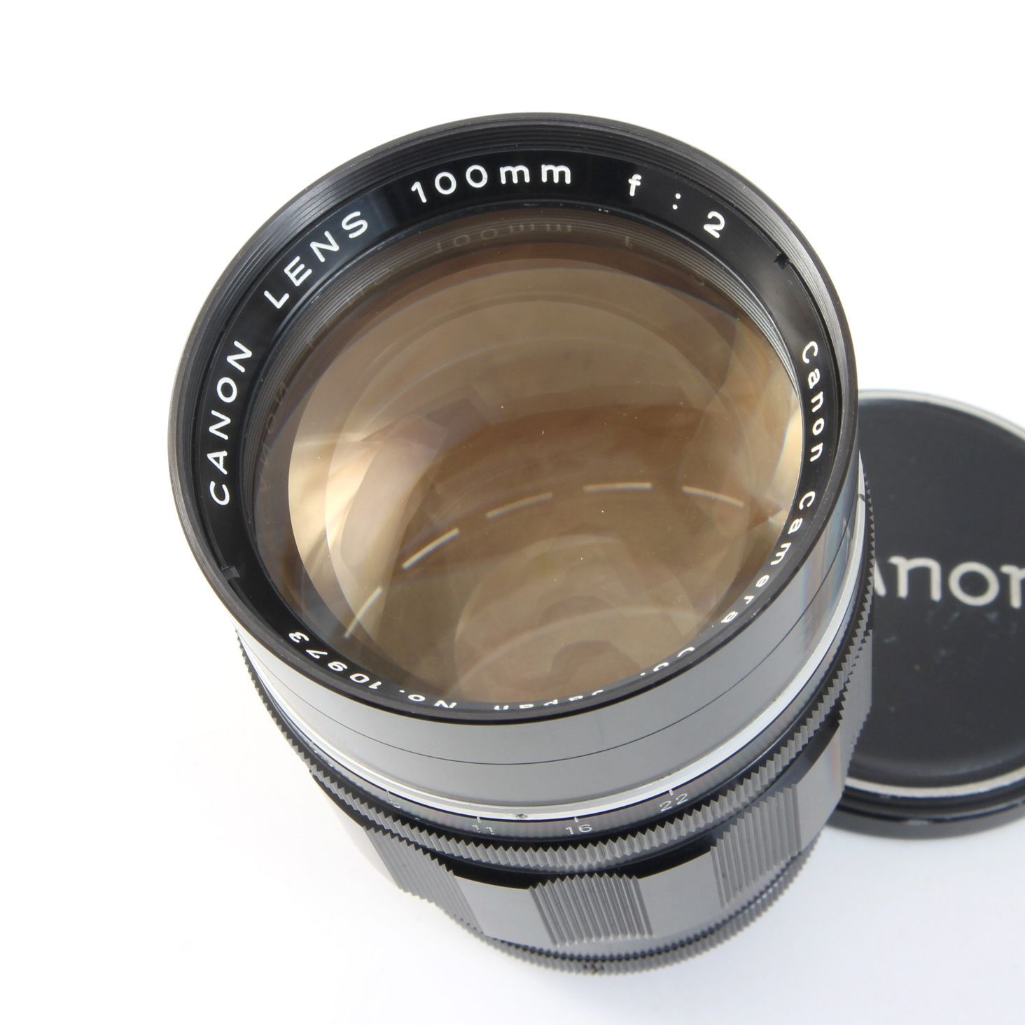 Canon キャノン 100mm F2 Lマウント L39 ファインダー付属 - メルカリ