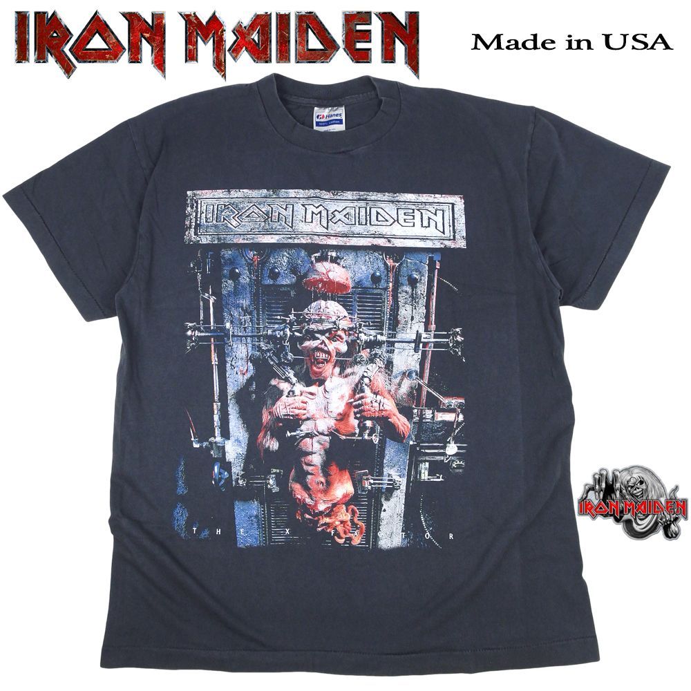 370 IRON MAIDEN アイアンメイデン Tシャツ 半袖 ブラック Lサイズ 美