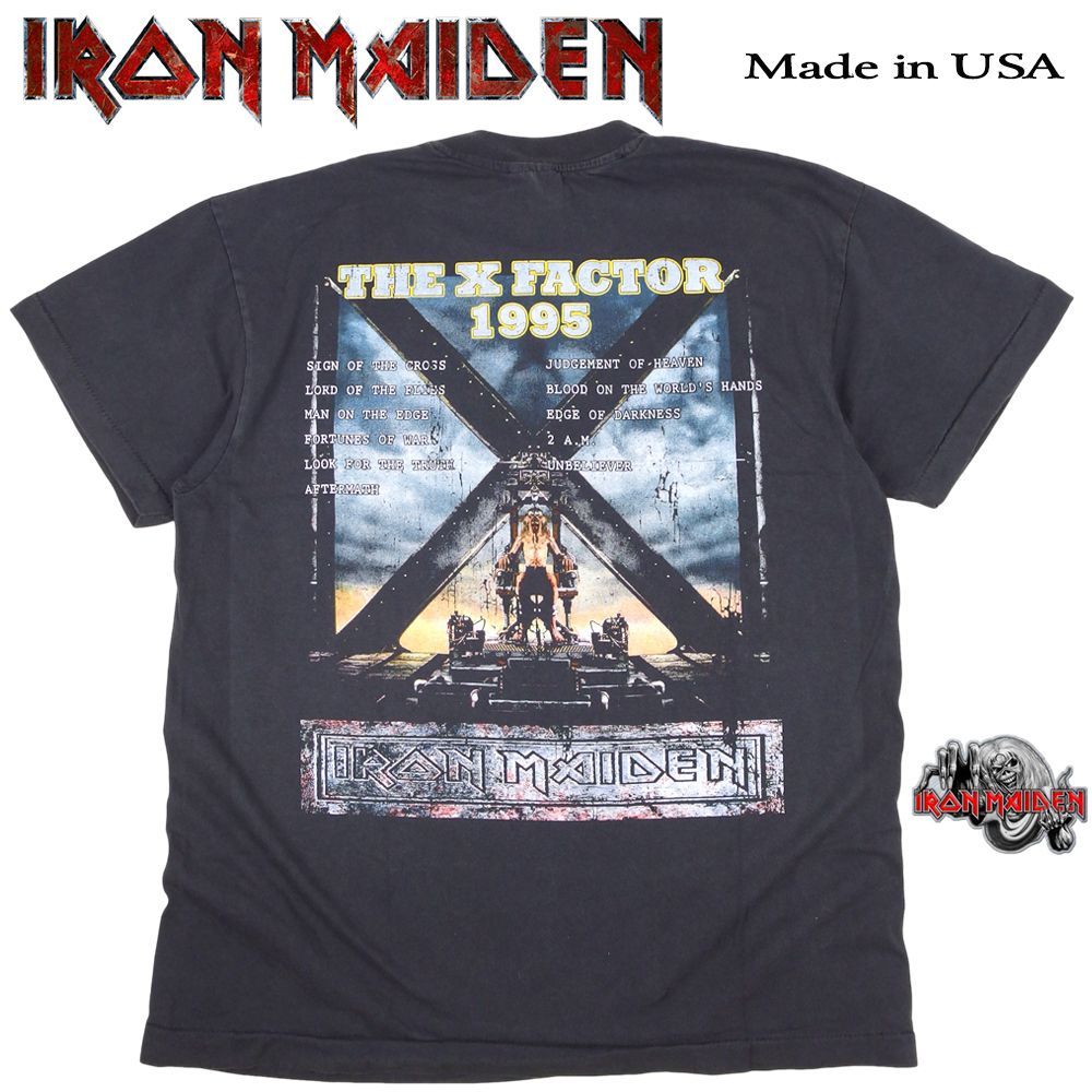 370 IRON MAIDEN アイアンメイデン Tシャツ 半袖 ブラック Lサイズ 美