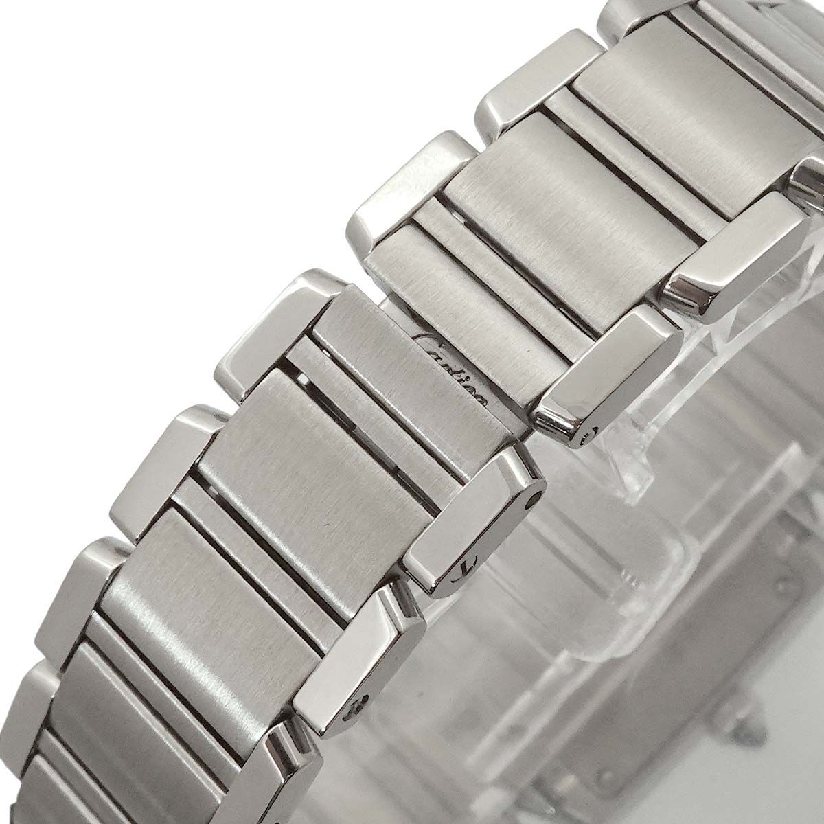  カルティエ Cartier タンクフランセーズSM レディース 腕時計 アイボリー クォーツ ウォッチ Tank Francaise 腕時計(クォーツ) 腕時計(アナログ)