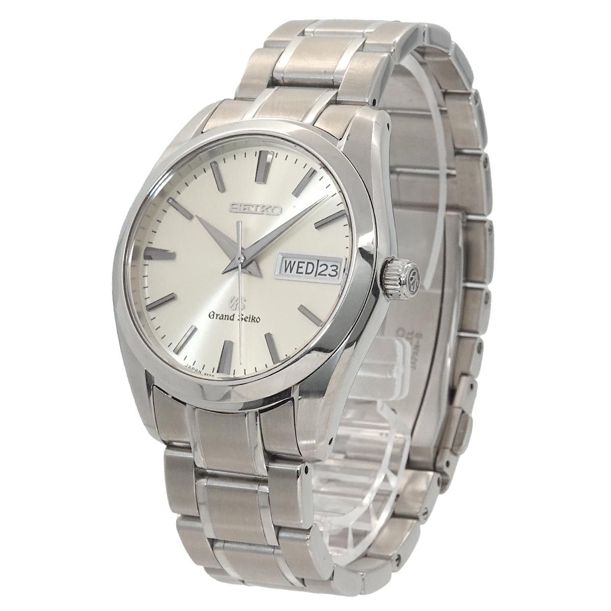 セイコー SEIKO グランドセイコー デイデイト SBGT 005 メンズ 腕時計 9 F 83 A 30 シルバー クォーツ ウォッチ GRAND