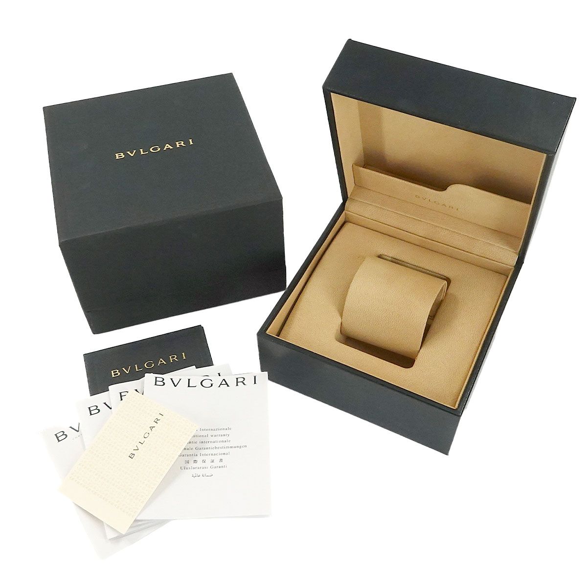 ブルガリ BVLGARI レッタンゴロ RT 45 S メンズ 腕時計 デイト ブラック オートマ 自動巻き ウォッチ Rettangolo