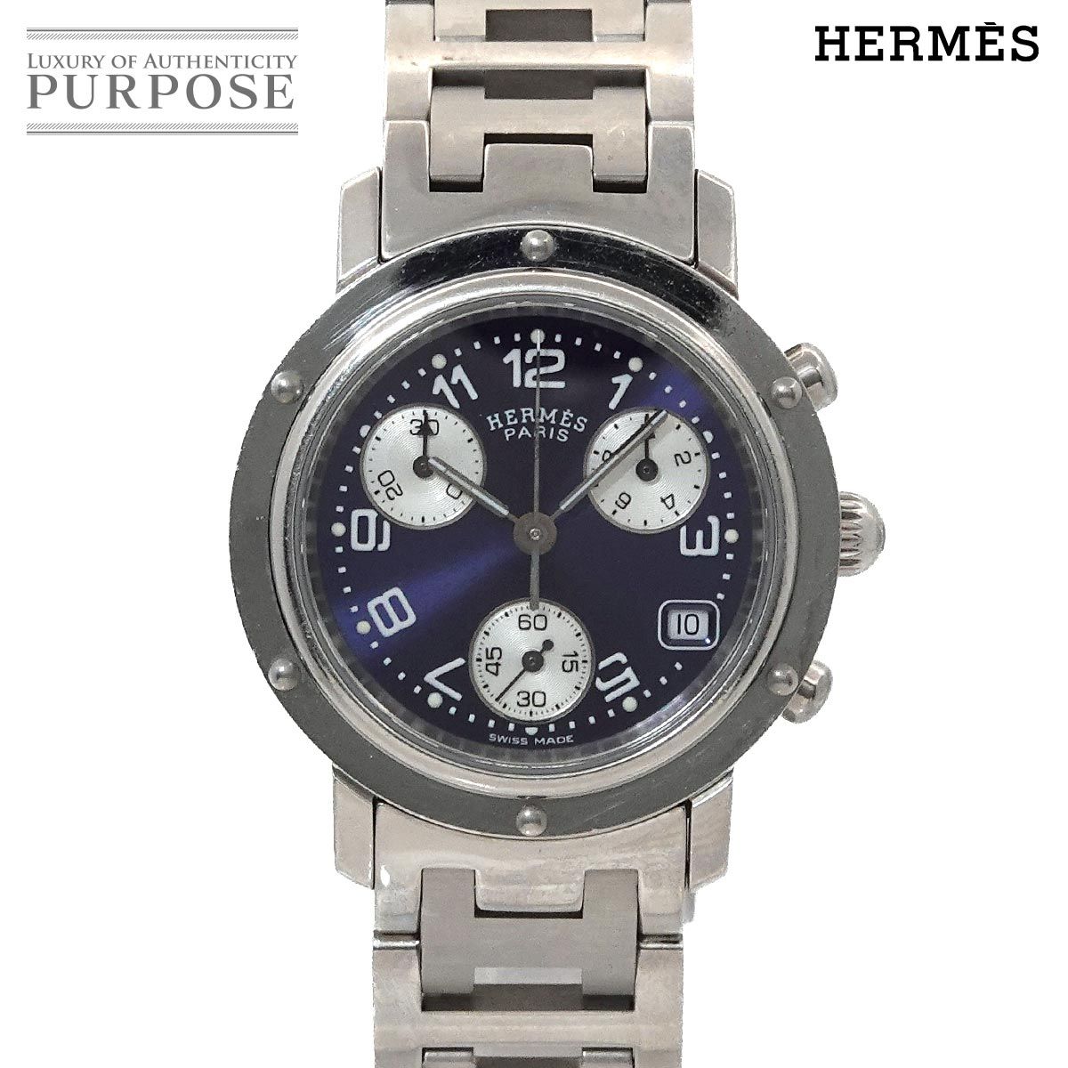 エルメス HERMES クリッパー クロノグラフ CL1.310 ヴィンテージ 