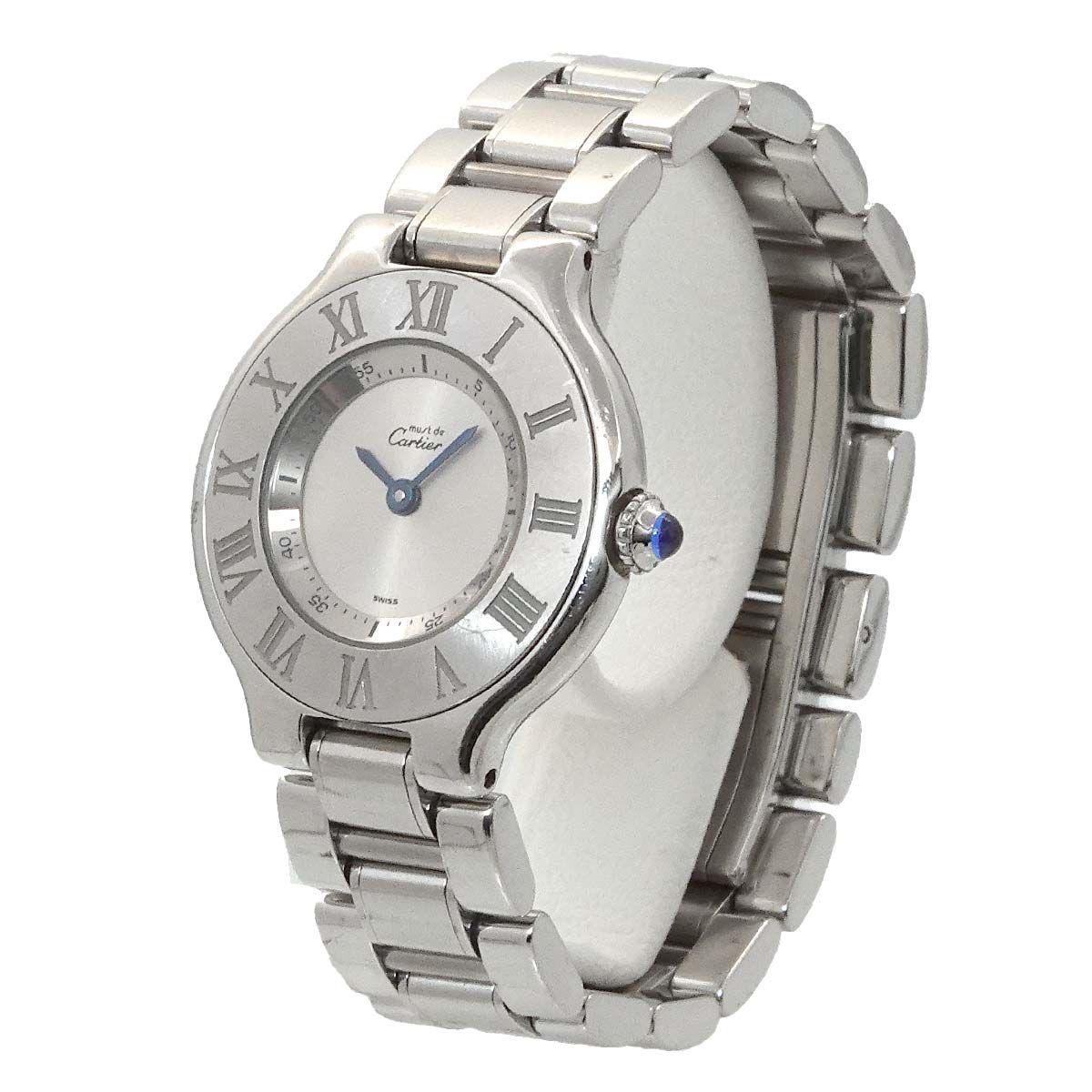カルティエ Cartier マスト21 ヴァンティアン レディース 腕時計 シルバー クォーツ ウォッチ Must 21