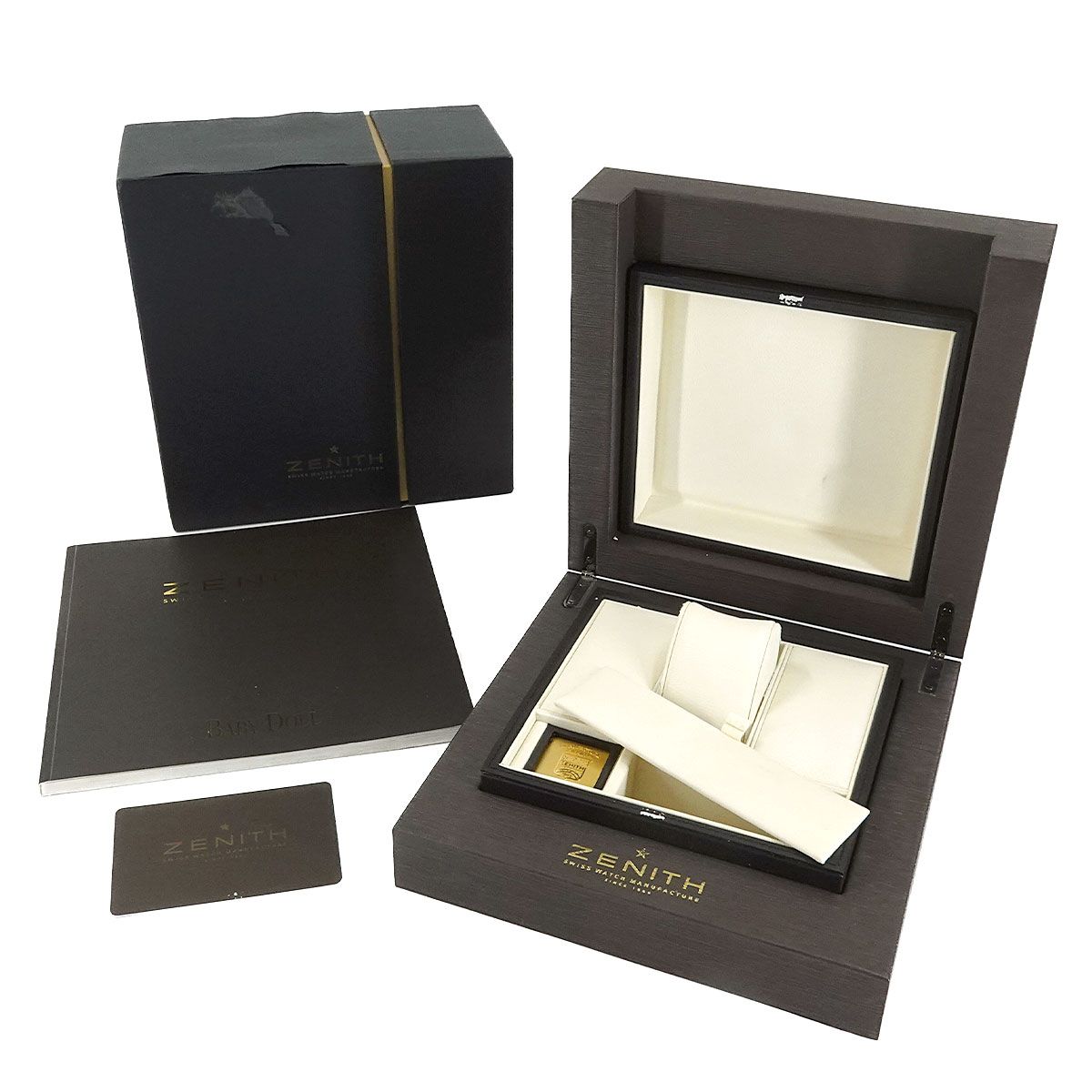 ゼニス ZENITH クロノマスター スターオープン 03 1230 4021 レディース 腕時計 パワーリザーブ シルバー 自動巻き Chrono master