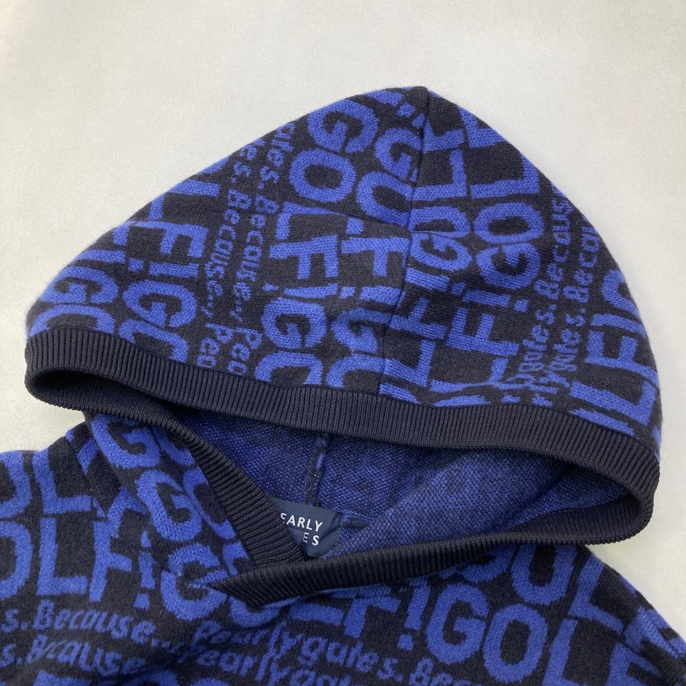 新品 パーリーゲイツ ニット カシミヤ 腕ロゴ ネイビー Mサイズ（4） PEARLY GATES パーリーゲイツ カシミヤ ニットセーター ネイビー系 0