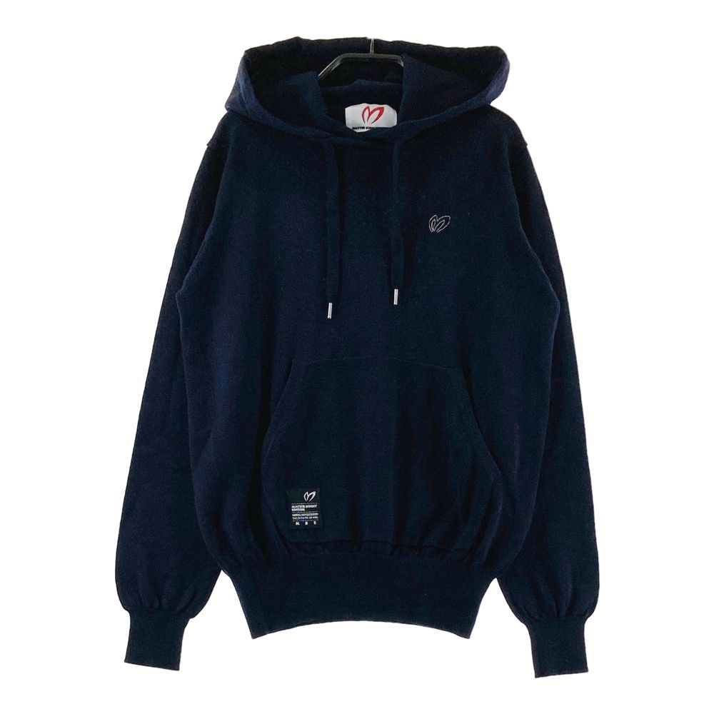サイズ 1 MASTER BUNNY EDITION マスターバニーエディション フード付 ニットセーター パーカー ネイビー系 ゴルフウェア レディース ストスト
