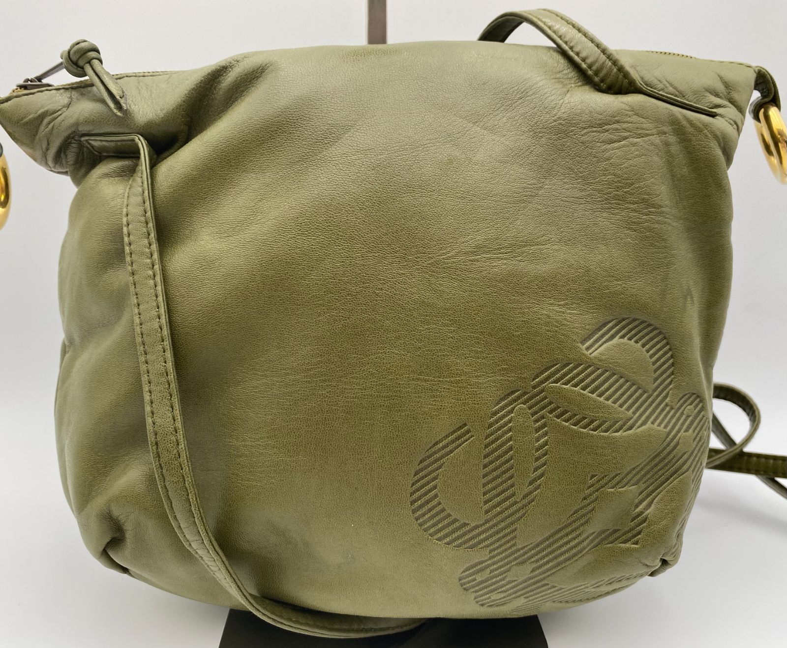 LOEWE　ロエベ　ショルダーバッグ　アナグラム　ナッパレザー　3219