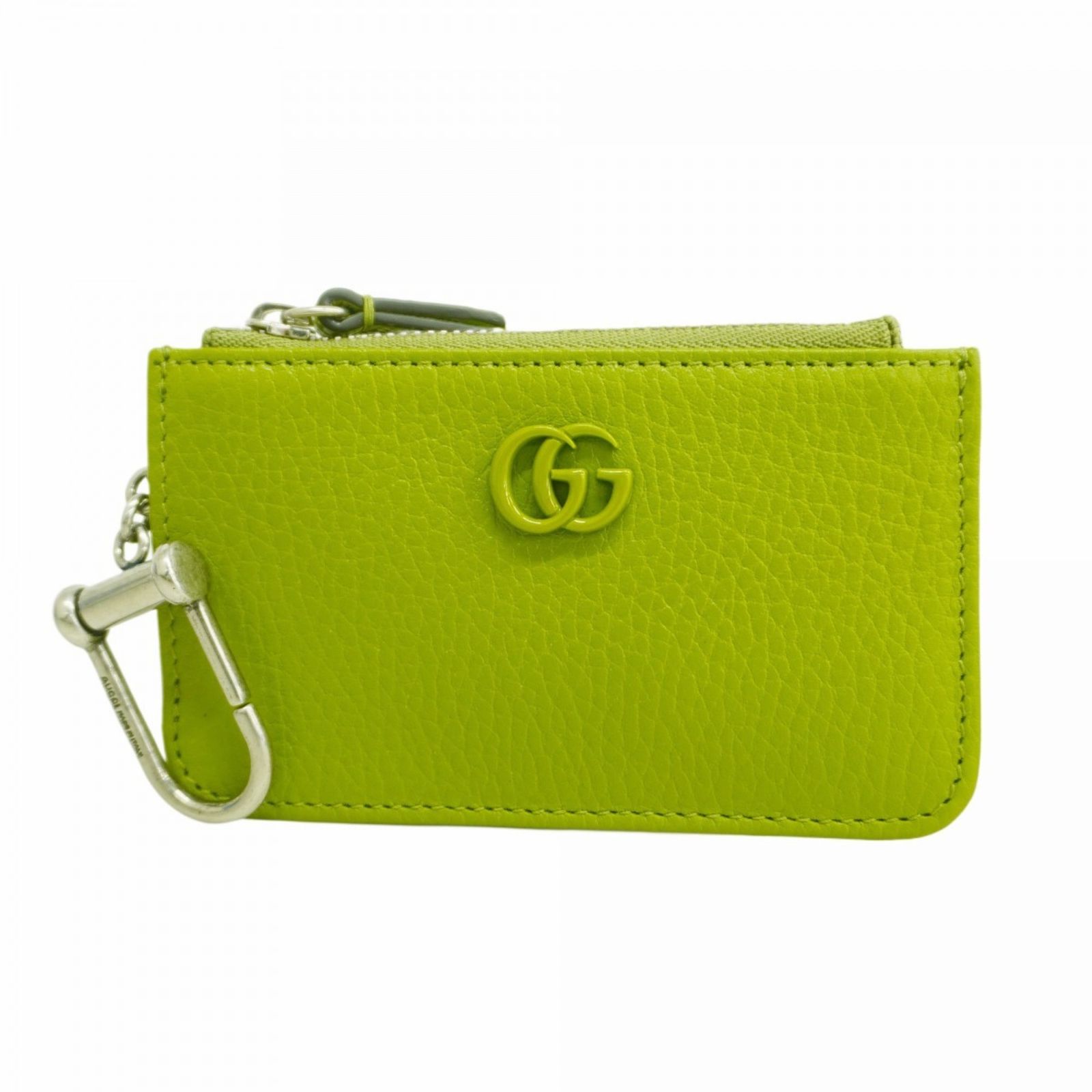 グッチ Gucci 財布 コインケース ダブルG 701070 レザー グリーン メンズ レディース