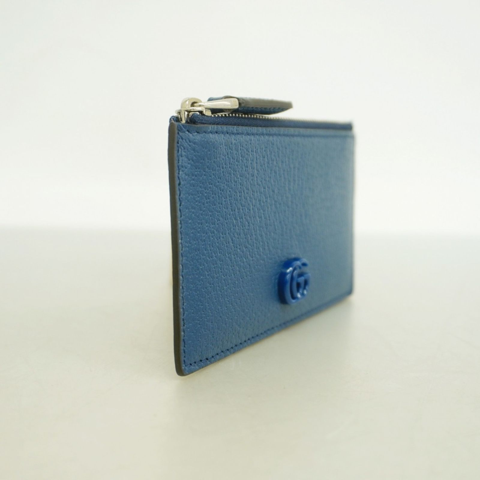 グッチ Gucci 財布 コインケース ダブルG 722726 レザー ネイビー メンズ レディース