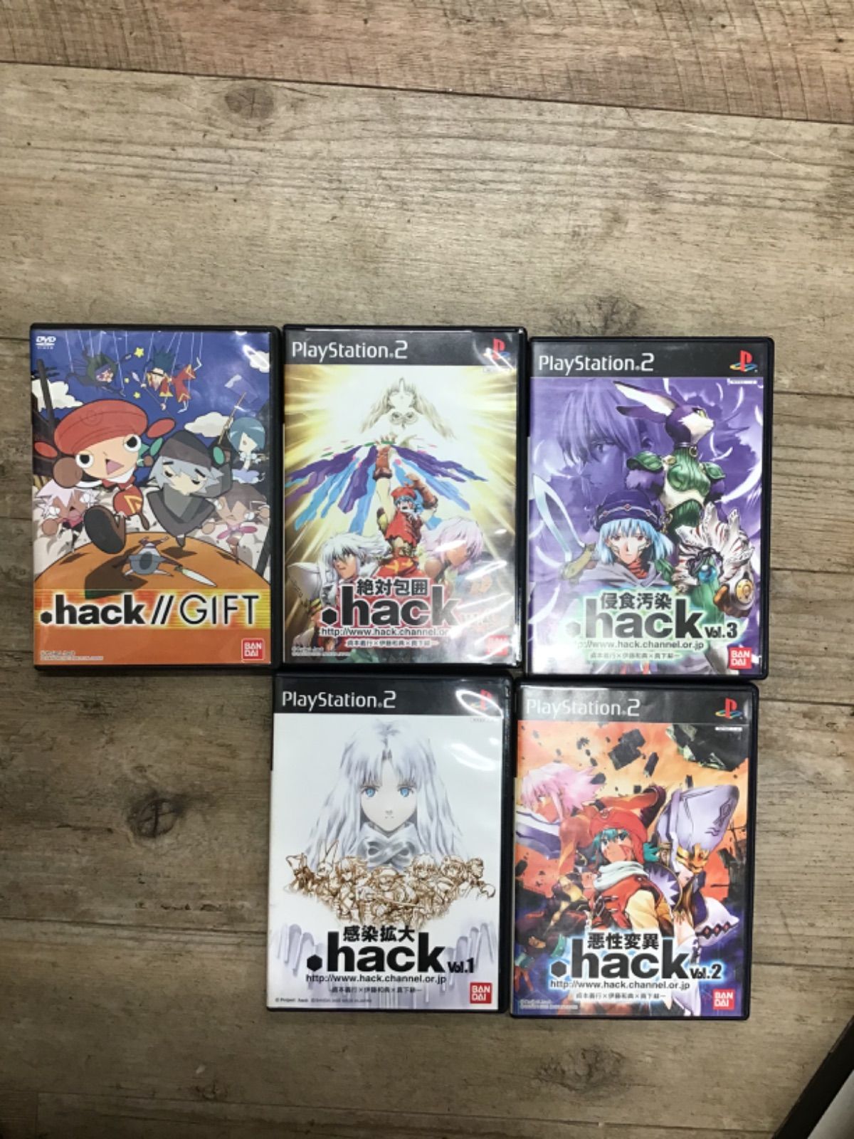 MUS 211 PS 2 ソフト .hack|| 無印コレクション Vol 1-4
