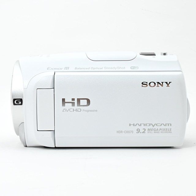 【色焼けあり】SONY ソニー　HDR-CX670 ホワイト Amazon | SONY HDビデオカメラ Handycam HDR-CX670 ホワイト 光学30倍