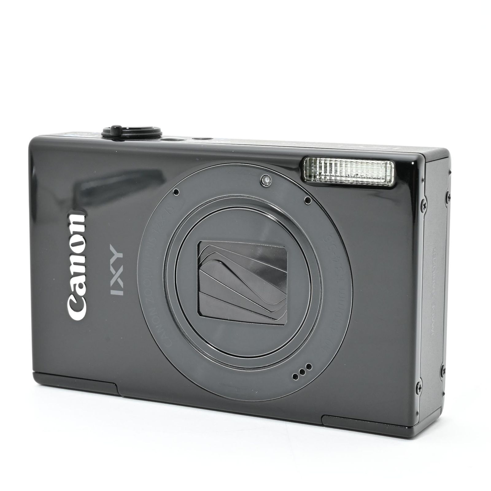 Canon デジタルカメラ IXY 1 ブラック｜光学12倍ズーム Wi-Fi対応の コンパクトモデル｜マウント部に小スレはあるものの動作良好で外観は に近い一台
