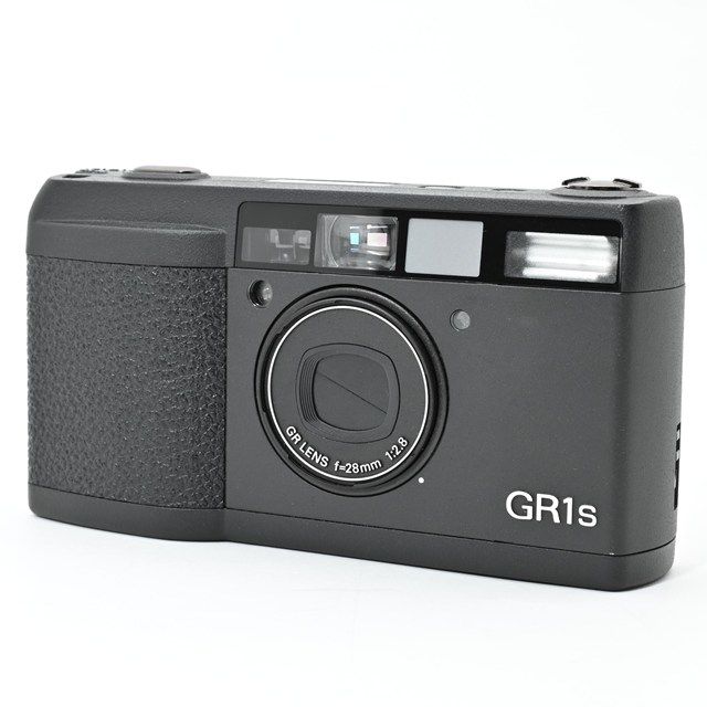 RICOH GR 1 s ブラック｜28 mm F 2.8高性能レンズ搭載の名機フィルムGR｜液晶不具合なしの 外観は 上でスナップ用途に最適な一台