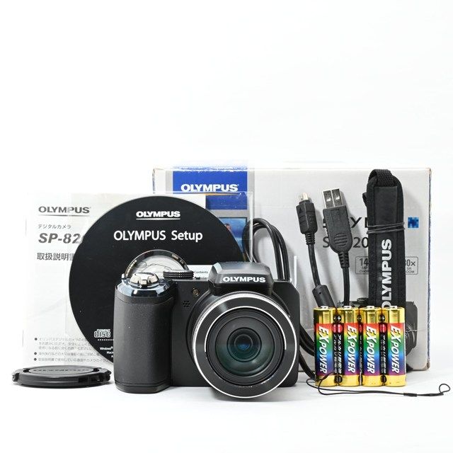 OLYMPUS STYLUS SP-820 UZ ブラック｜1400万画素CMOS×光学40倍ズーム 広角22.4 mm対応｜使用感わずかで 元 きですぐ使える高倍率モデル