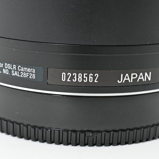 美品＞ SONY α用レンズ 28mm F2.8 SAL28F28｜軽量コンパクトな広角単
