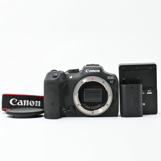 Canon EOS R 7 ボディ｜高速連写と高精度AFを備えたAPS-Cフラッグシップ｜シャッター数8 以下で使用感ほぼなし の安心コンディション