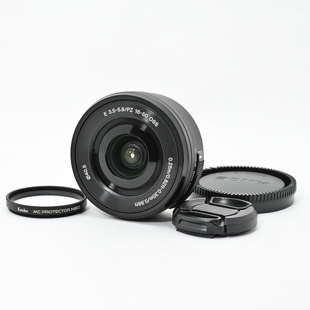 美品＞ SONY E PZ 16-50mm F3.5-5.6 OSS SELP1650 ブラック｜電動
