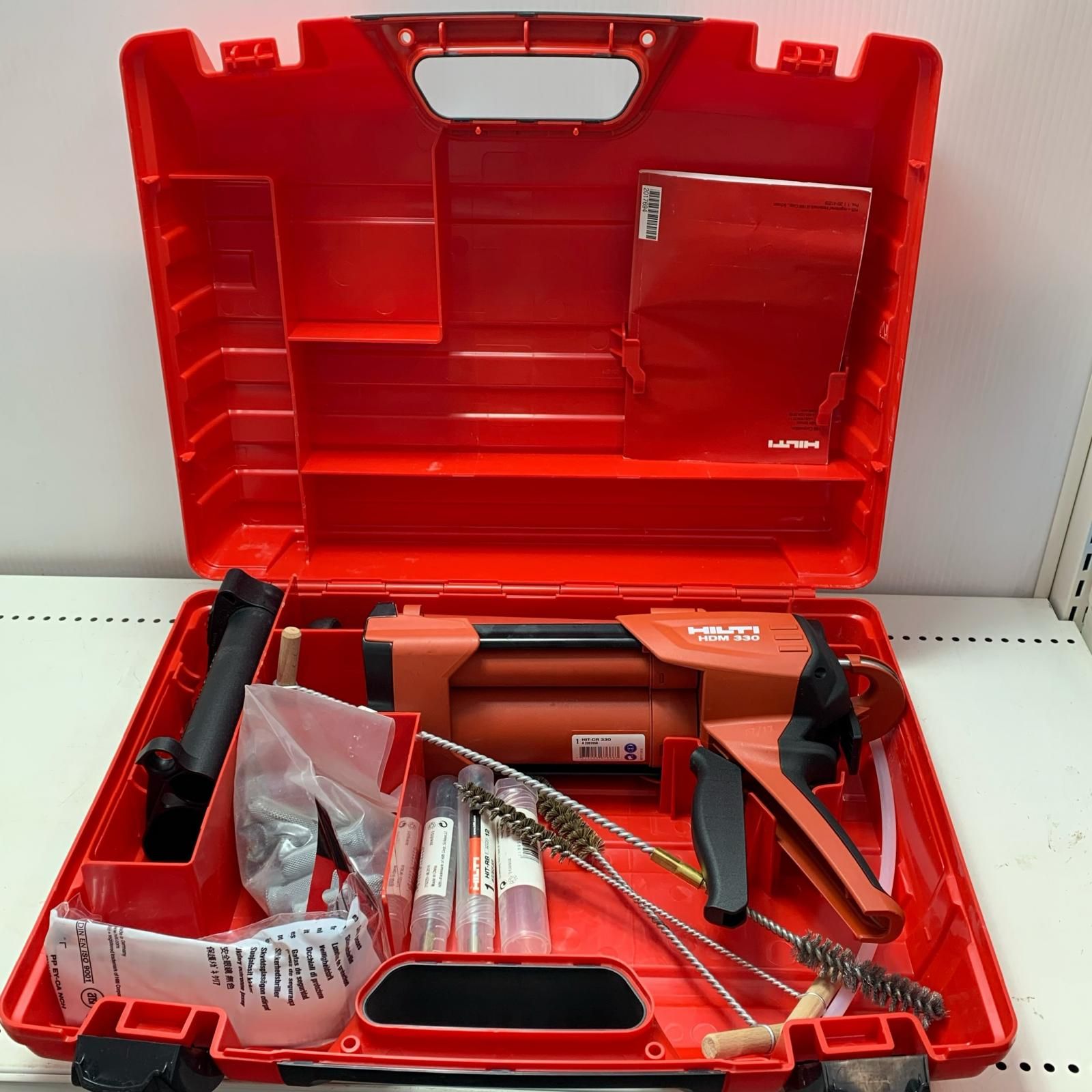 Hilti 手動式接着剤ディスペンサー HDM 330 レッド