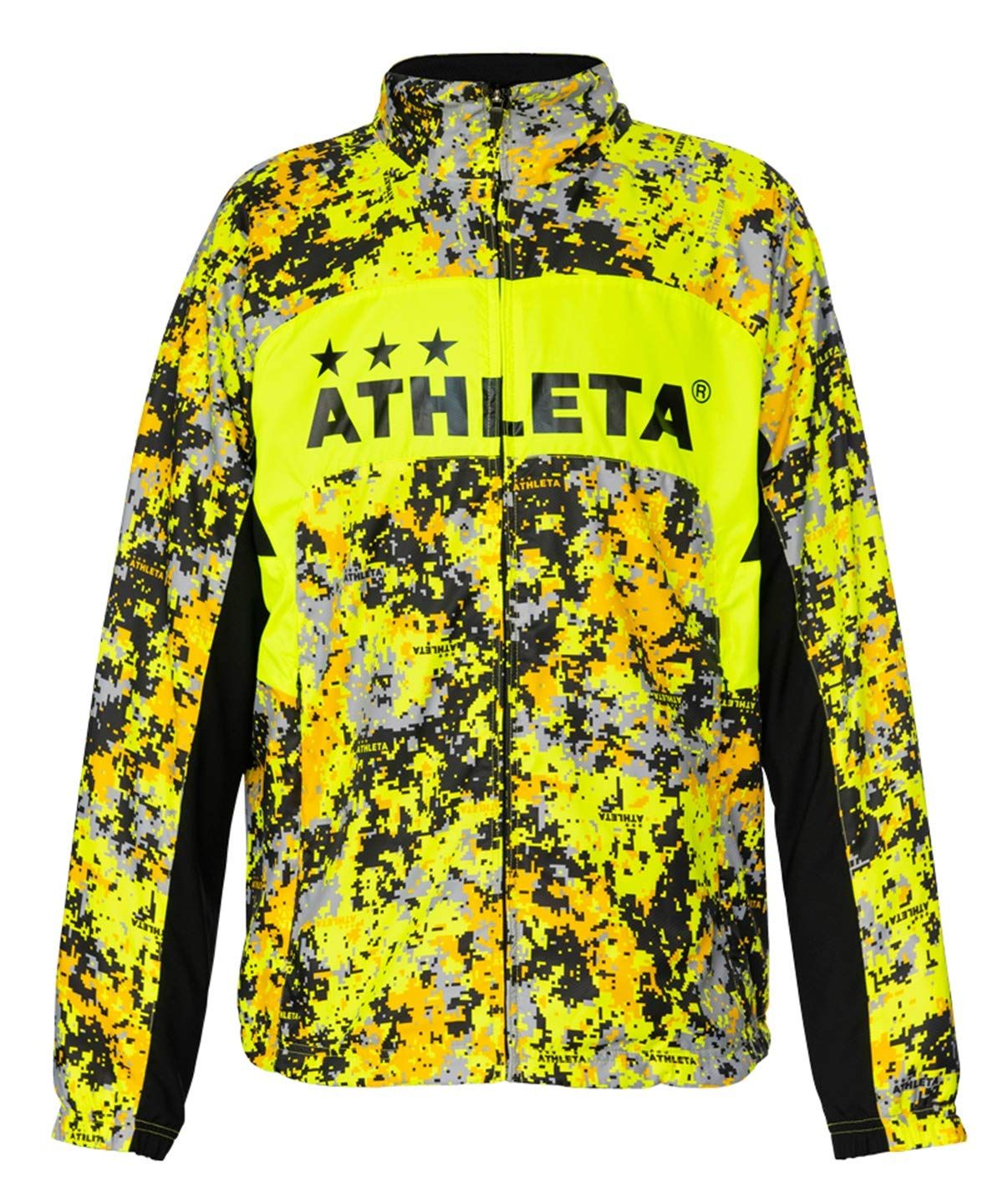 アスレタ ATHLETA サッカー 裏地付きウインドジャケット フラッシュイエロー 02339-29