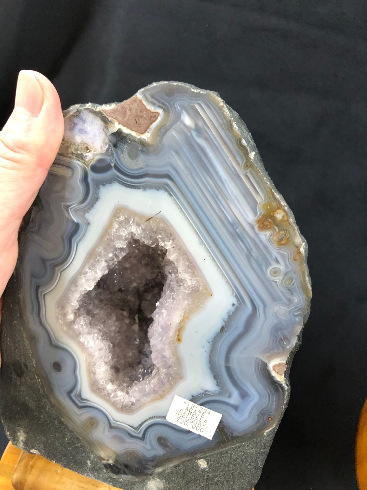 アゲートミニカペラ 台座付き