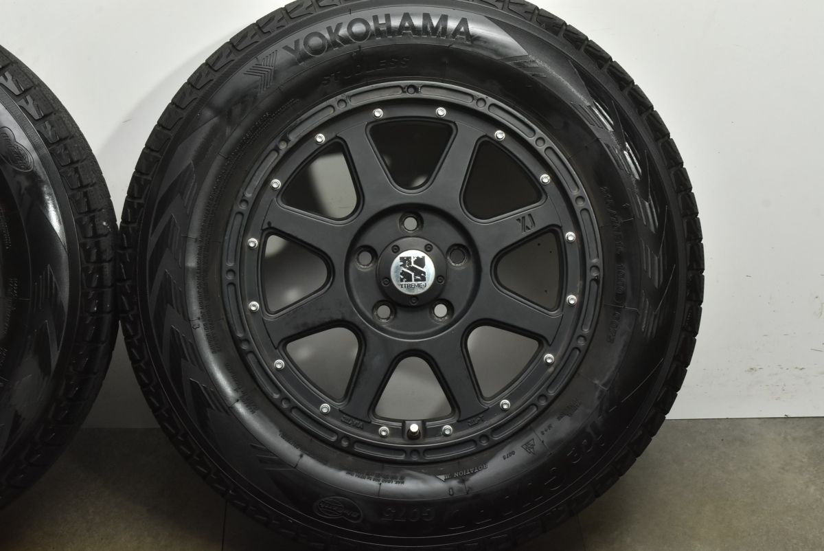  ホイールのみ販売 MLJ XTREME-J 16 in 7 J 35 PCD 114.3 ヨコハマ アイスガード G 075 215|70 R デリカD 5 アウトランダー 16インチ タイヤ ホイールセット