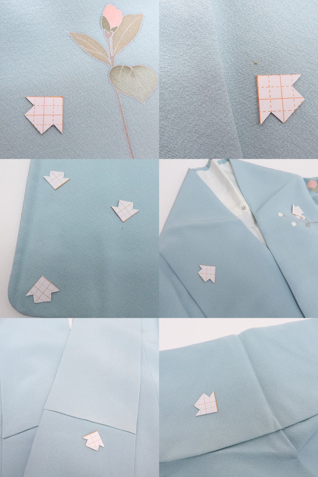 百華❀Y4338◇作家物落款 手描き友禅 手縫い仕立て 桜 正絹 訪問着