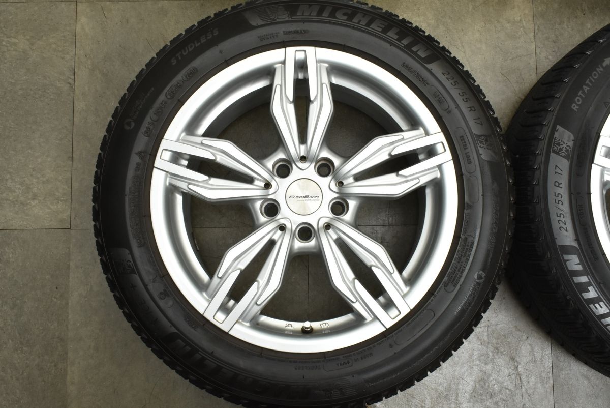 品 EURO BAHN 17 in 7.5 J 52 PCD 112 ミシュラン X-ICE 3 225|55 R メルセデスベンツ W 213 Eクラス 639 447 Vクラス