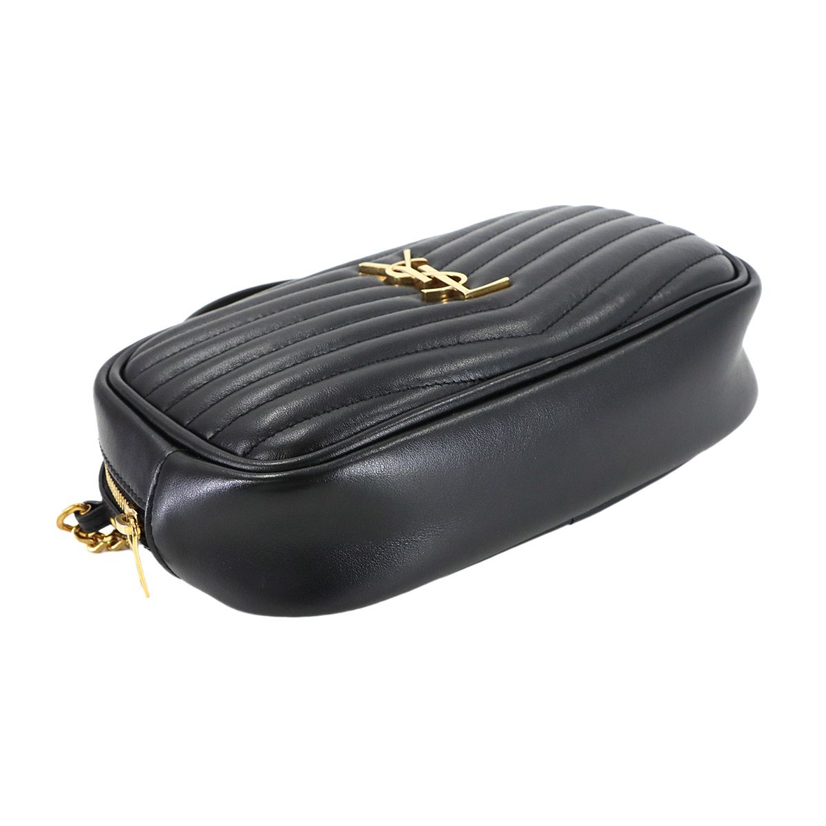 新品同様 サンローラン SAINT LAURENT ルー ミニ バッグ チェーン 