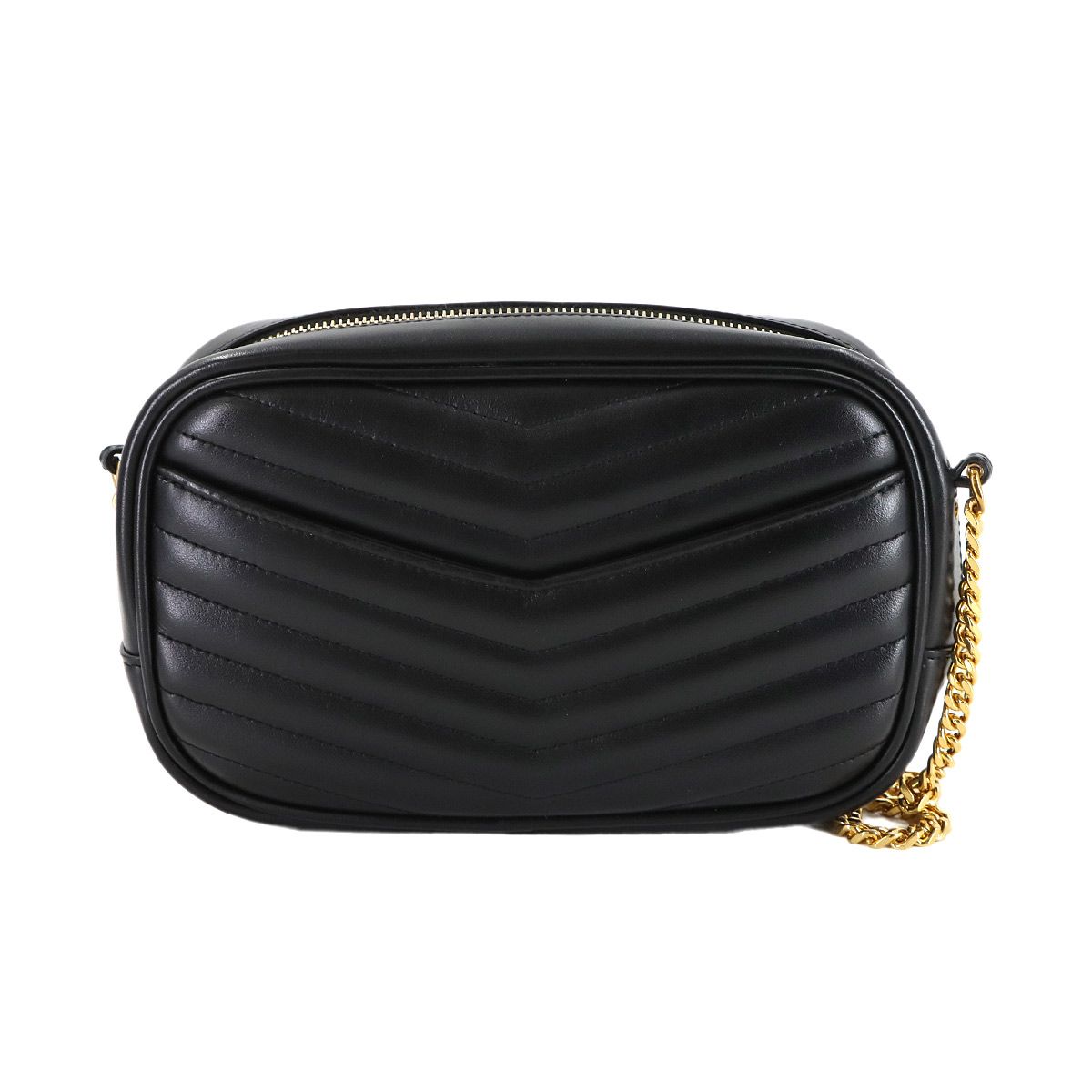 新品同様 サンローラン SAINT LAURENT ルー ミニ バッグ チェーン 