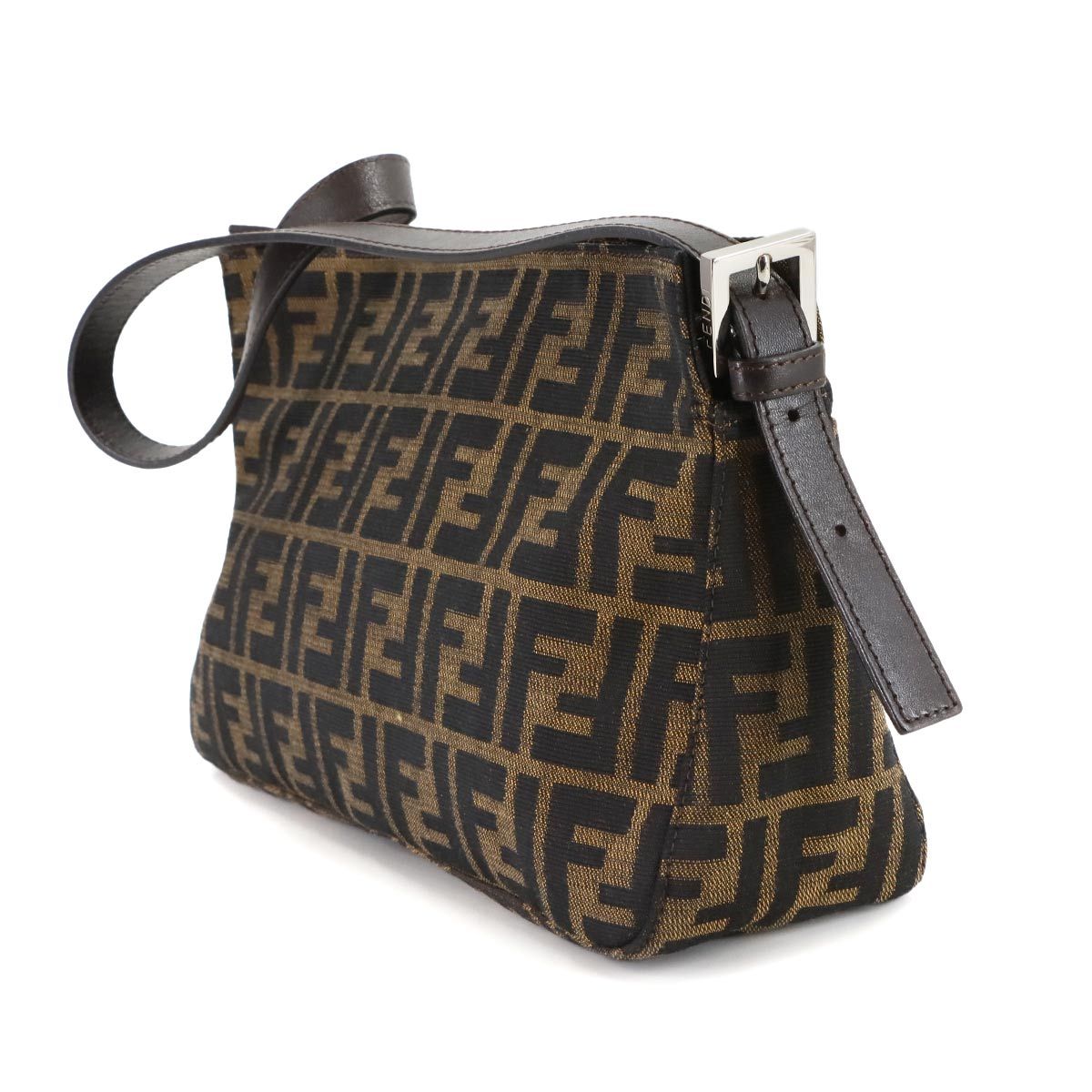 新品同様 フェンディ FENDI ズッカ ショルダー バッグ キャンバス