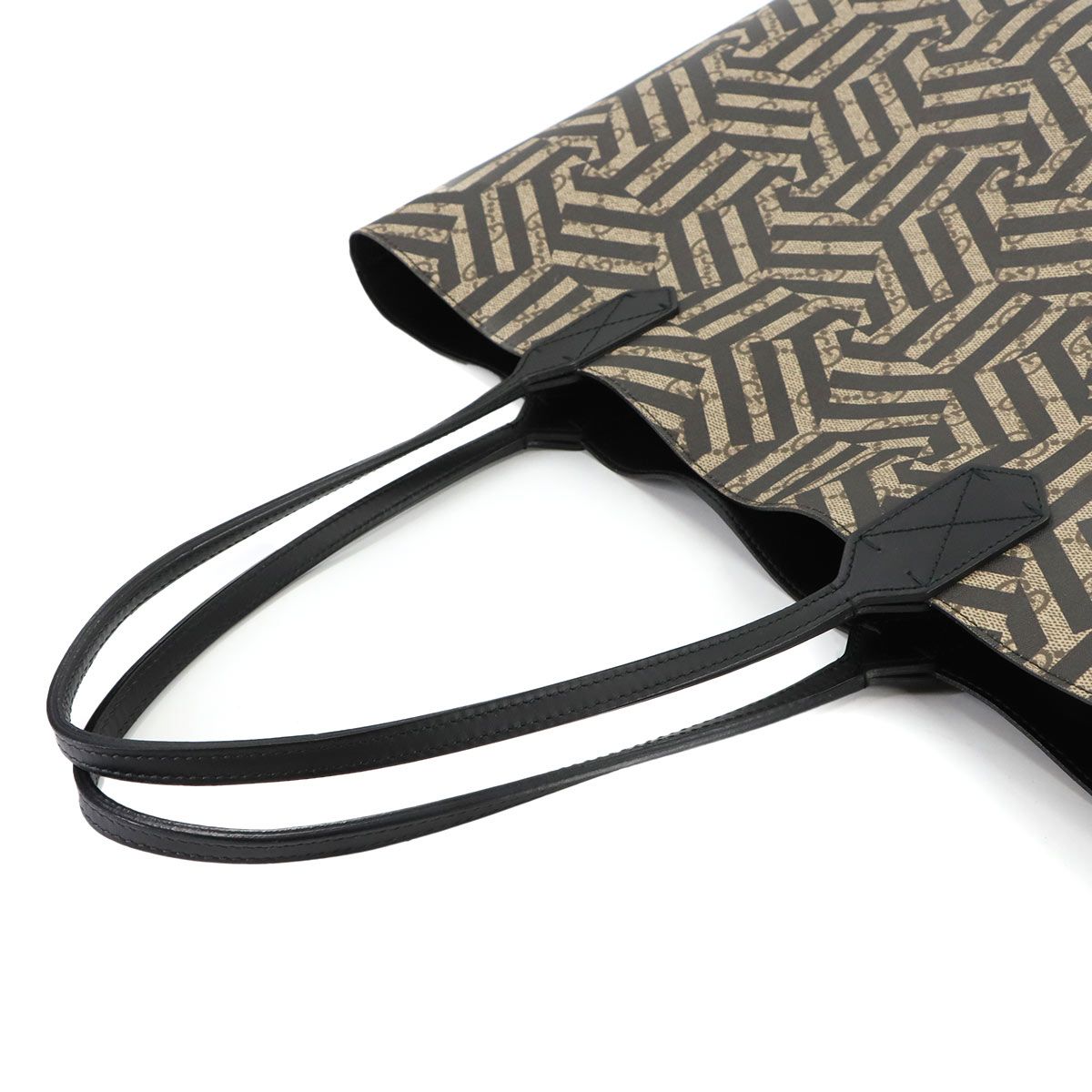 美品 グッチ GUCCI GGカレイド リバーシブル トート バッグ GG 